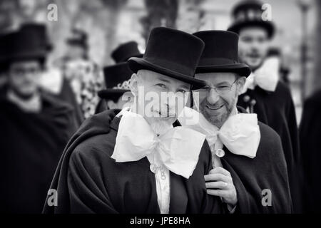 Borgosesia, Vercelli, Piemont, Italien. Traditionelle Mercu Scurot Stockfoto