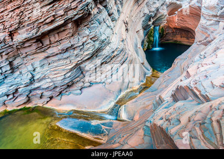 Hamersley Gorge, Spa Pool, Karijini National Park, North West, Western Australia, Australia Stockfoto