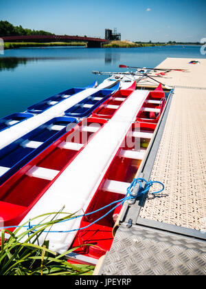 Dorney Lake, Eton College, Windsor, Buckinghamshire, England Stockfoto