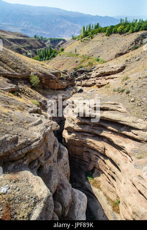 Erosian Landschaft im Elburs-Gebirge, Iran Stockfoto