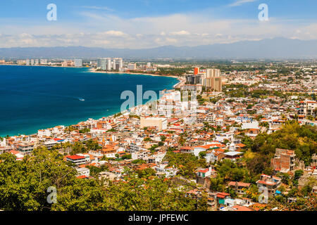 Puerto Vallarta, Mexico.Scenic Blick auf Puerto Vallarta, Mexiko. Stockfoto