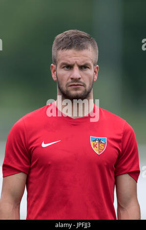 Villach, Österreich. 23. Juli 2017. Atila Turan (Kaiserispor) Fußball: Vorsaison Freundschaftsspiel zwischen Udinese 2-2 Kayserispor Stadium Landskron in Villach, Italien. Bildnachweis: Maurizio Borsari/AFLO/Alamy Live-Nachrichten Stockfoto