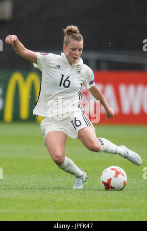 Linda DALLMANN (GER), Mit Ball, Einzelaktion Mit Ball, Aktion, Quarters, Spiel 26, Deutschland (GER) - Daenemark (DEN) 1:2, am 30.07.2017 in Rotterdam/Niederlande. Fussball Europameisterschaft der Frauen 2017, Niederlande Vom 16.07. -06.08.2017. | Verwendung weltweit Stockfoto