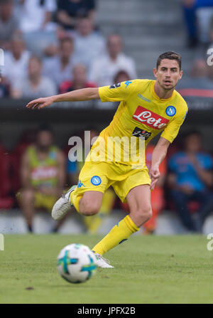 München, Deutschland. 1. August 2017. Jorginho (Napoli) Fußball: Audi Cup 2017 match zwischen Atletico de Madrid 2-1 SSC Napoli in Allianz Arena in München. Bildnachweis: Maurizio Borsari/AFLO/Alamy Live-Nachrichten Stockfoto