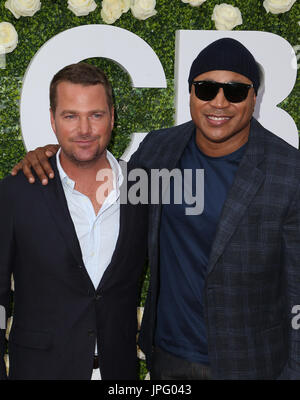 STUDIO CITY, CA - 01. AUGUST: Chris O'Donnell, LL Cool J, auf 2017 Sommer TCA Tour - CBS Television Studios Sommer Soiree in den CBS Studios In Kalifornien am 1. August 2017. Bildnachweis: FS/MediaPunch Stockfoto