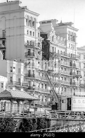 Folgen der Bombardierung im Jahre 1984 Grand Hotel Brighton Stockfoto