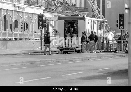 Folgen der Bombardierung im Jahre 1984 Grand Hotel Brighton Stockfoto