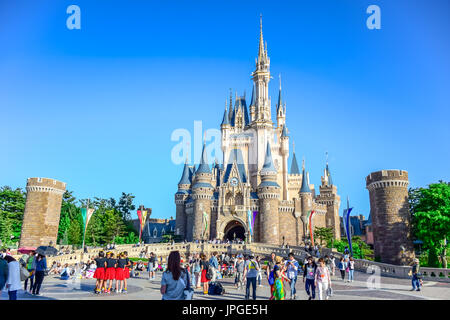 Tokyo Disneyland Cinderella Castle Stockfoto