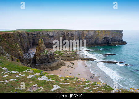 Stackpole Kopf, Küste von Pembrokeshire, Wales, UK Stockfoto