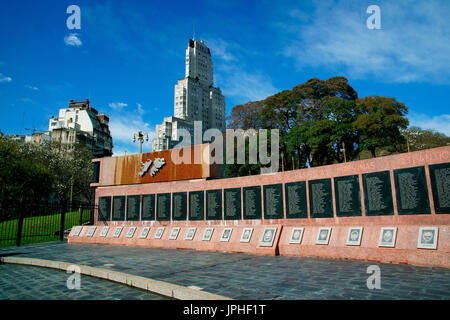 Monumento a Los Caídos de Malvinas, Denkmal für die gefallenen Soldaten im Falkland-Krieg, Buenos Aires, Argentinien Stockfoto