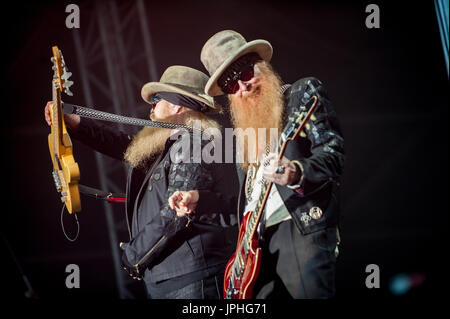 ZZ Top Live auf der Ramblin Mann-Messe Stockfoto