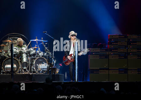 ZZ Top Live auf der Ramblin Mann-Messe Stockfoto