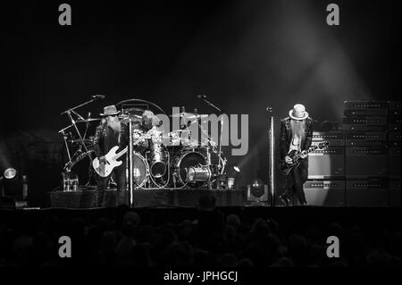 ZZ Top Live auf der Ramblin Mann-Messe Stockfoto