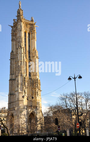 Saint Jaques Turm, Paris, Frankreich. Stockfoto