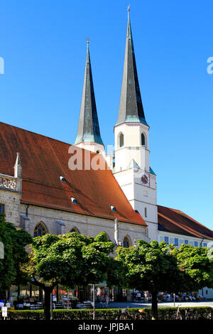 Stiftskirche St. Philipp und Jakob, Altötting, Oberbayern, Deutschland, Europa Stockfoto