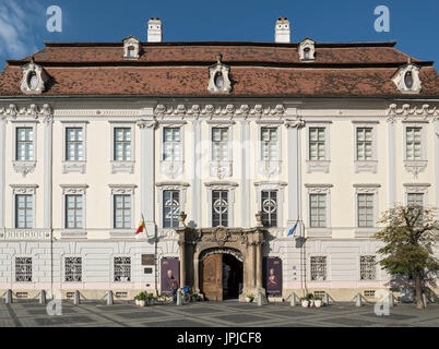 Brukenthal Museum Palace, Sibiu, Rumänien Stockfoto