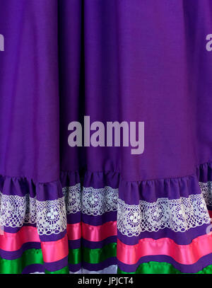 Multi-farbigen mexikanischen Stoff-Muster. Stockfoto