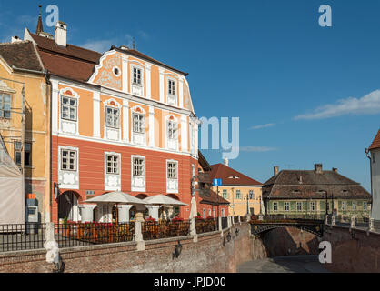 Casa Luxemburg Haus, Sibiu, Rumänien Stockfoto