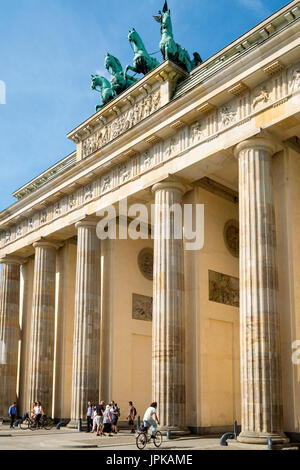 Brandenburger Tor in Mitte Berlins Deutschland Stockfoto