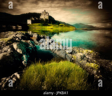 GB - Schottland: Eilean Donan Castle in den Highlands Stockfoto