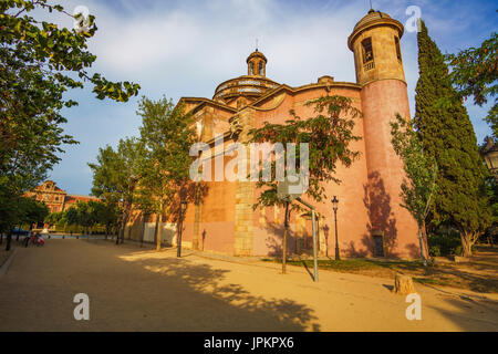 Die berühmten Parc De La Ciutadella oder Zitadelle Park ist ein Park am nordöstlichen Rand der Ciutat Vella, Barcelona, Katalonien. Stockfoto