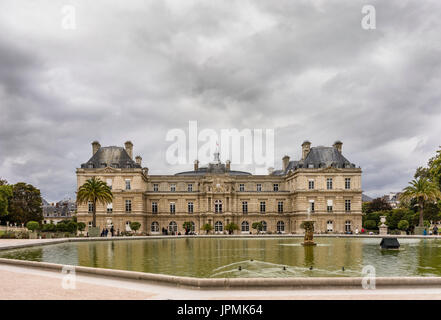 Die luxemburgische Palace - Palais du Luxembourg der Sitz des französischen Senats der Fünften Republik Stockfoto