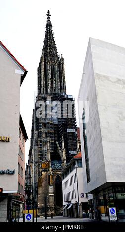 Ulmer Münster oder Ulmer Münster in Ulm, Deutschland Stockfoto