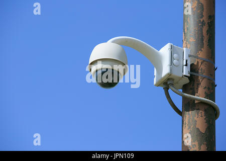 Blitzer in einer Straße Stockfoto