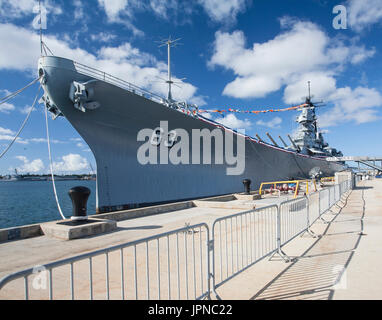 USS Missouri Memorial Pearl Harbor Hawaii Stockfoto