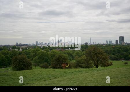 London Parks - Primrose Hill - Großbritannien Stockfoto