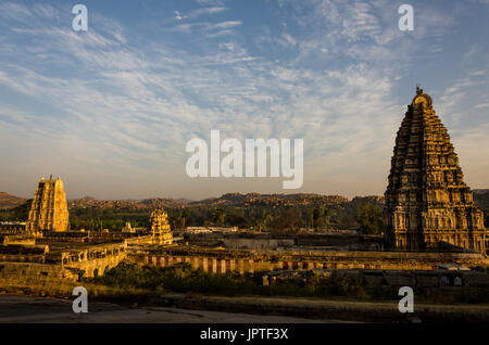 Virupaksha-Tempel, Hampi, Karnataka Stockfoto