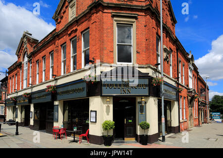 Die Tollemache Inn Pub, St Peters Hill, Grantham Town, Lincolnshire, England, UK Stockfoto