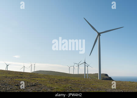 Windmühle Windmühlen Nordnorwegen Stockfoto