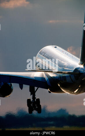Gulf Air Airbus A330-200 Landung Stockfoto