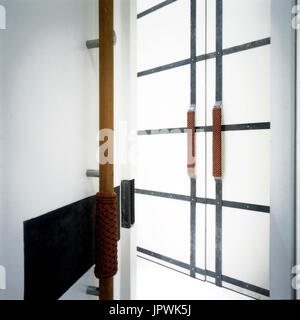 Modernen Stil Tür und Griff Stockfoto