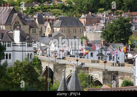 LLangollen Denbighshire Nordwales Stockfoto