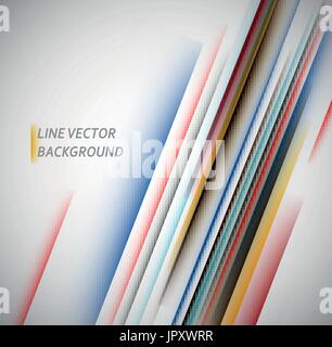 Abstrakte geometrische Linienmuster Stock Vektor