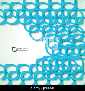 Zusammenfassung Hintergrund der farbigen abgerundeten Massenelemente Stock Vektor