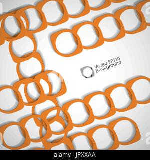 Zusammenfassung Hintergrund der farbigen abgerundeten Massenelemente Stock Vektor