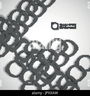 Zusammenfassung Hintergrund der farbigen abgerundeten Massenelemente Stock Vektor