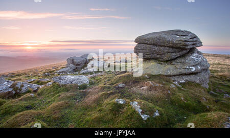 Rippon Tor Nationalpark Dartmoor Devon, Großbritannien Stockfoto