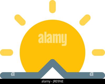 Sonnenaufgang Stock Vektor