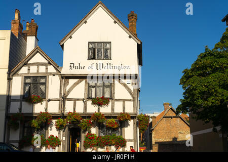 Der Pub Duke of Wellington in der historischen Altstadt von Southampton, Hampshire, England, Großbritannien Stockfoto