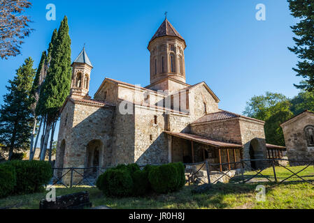 Khvtaeba Kirche und Kloster auf dem Gebiet Komplex Der Ikalto Kloster; Region Kachetien, Georgien Stockfoto