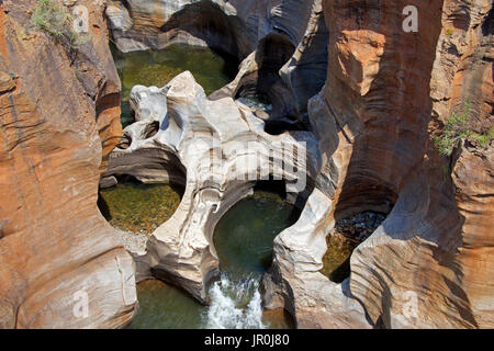 Bourke es Luck Potholes Blyde River Canyon Mpumalanga Südafrika Stockfoto