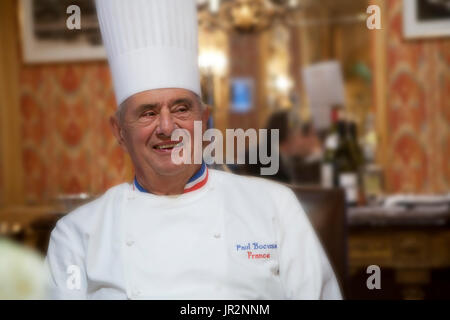 Europa/Frankreich/Rhône-Alpes/Lyon/Collonges-au-Mont d ' or/Restaurant Paul Bocuse. Trois Étoiles Michelin. Paul Bocuse Stockfoto