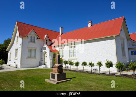 East Coast Heritage Museum und Krieg-Denkmal in Swansea auf Ost Küste von Tasmanien, Australien Stockfoto