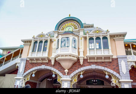 CHIBA, Japan: Tokyo Disneyland Monorail Bahnhof, Urayasu, Chiba, Japan Stockfoto