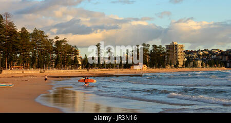 Manly Beach-Sydney-Australien Stockfoto