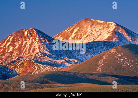 Lima-Gipfel im frühen Morgenlicht in der Nähe von Lima, montana Stockfoto